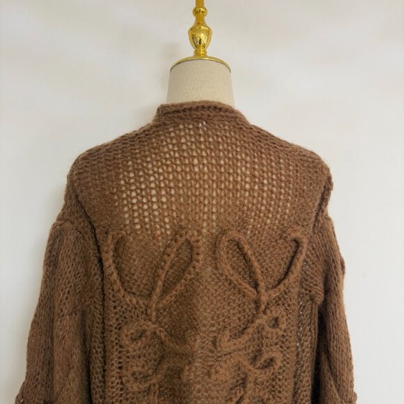 Loewe Anagram mohair and wool-blend cardigan - Picture 11 of 14